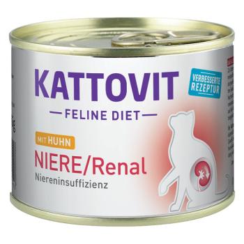 24x185g Kattovit Niere/Renal (veseelégtelenség) nedves macskatáp-csirke kép