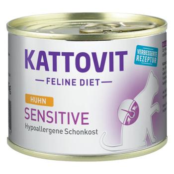 24x185g Kattovit Sensitive nedves macskatáp-csirke kép