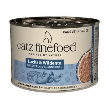 24x190g catz finefood ragout lazac & vadkacsa nedves macskatáp kép