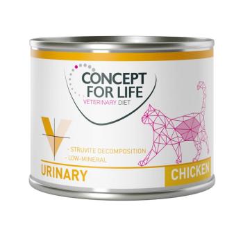 24x200g Concept for Life Veterinary Diet nedves macskatáp- Urinary csirke kép