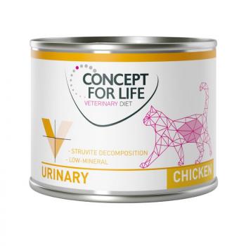 24x200g Concept for Life Veterinary Diet Urinary csirke nedves macskatáp kép