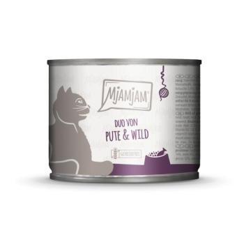 24x200g MjAMjAM Duo Pulyka & vad nedves macskatáp kép