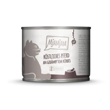 24x200g MJAMJAM Ló & párolt tök nedves macskatáp kép