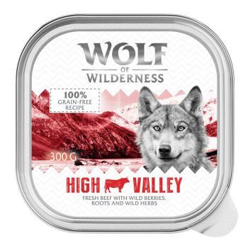 24x300g Wolf of Wilderness Adult nedves kutyatáp-High Valley - marha kép