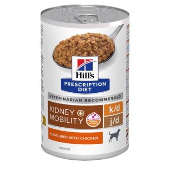 24x370g Hill's Prescription Diet k/d + Mobility csirke nedves kutyatáp kép