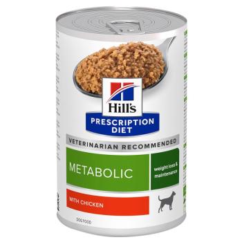 24x370g Hill's Prescription Diet Metabolic Weight Management csirke kutyatáp kép