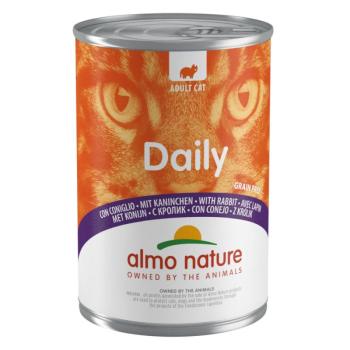 24x400g Almo Nature Daily Menu Nyúl nedves macskaeledel kép