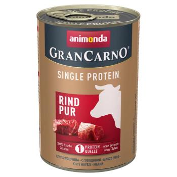 24x400g Animonda GranCarno Adult Single Protein nedves kutyatáp- Marha Pur kép