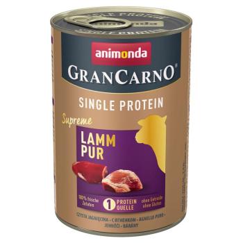 24x400g Animonda GranCarno Adult Single Protein Supreme nedves kutyatáp- Bárány Pur kép