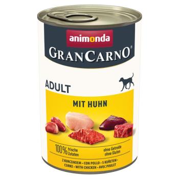 24x400g Animonda GranCarno Original Adult Csirke nedves kutyatáp kép