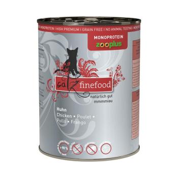 24x400g catz finefood Monoprotein zooplus csirke nedves macskatáp kép