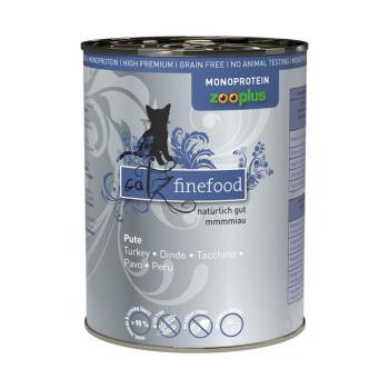 24x400g catz finefood Monoprotein zooplus pulyka nedves macskatáp kép