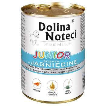 24x400g Dolina Noteci Premium Junior nedves kutyatáp- Bárány kép