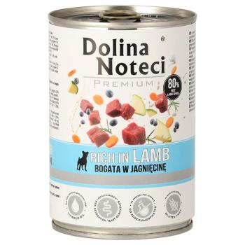 24x400g Dolina Noteci Premium nedves kutyatáp- Bárány kép