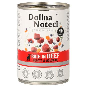 24x400g Dolina Noteci Premium nedves kutyatáp- Marha kép