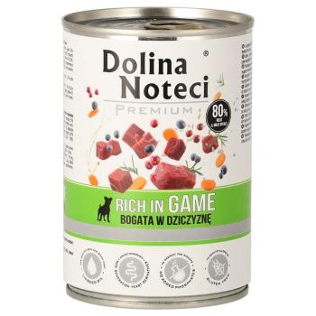 24x400g Dolina Noteci Premium nedves kutyatáp- Szarvas kép