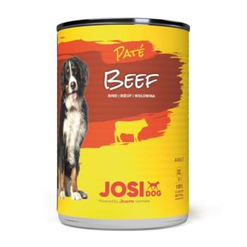 24x400g JosiDog Paté marha nedves kutyatáp kép