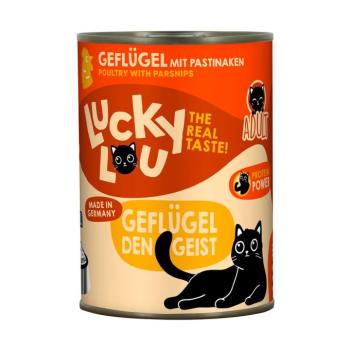 24x400g Lucky Lou Adult Szárnyas nedves macskatáp kép