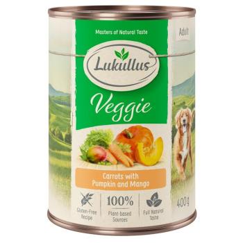 24x400g Lukullus Naturkost Adult Veggie nedves kutyatáp kép