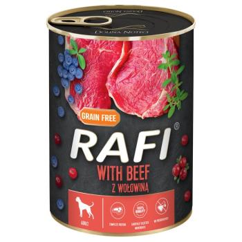 24x400g Rafi Adult Marha, fekete- & vörös áfonya nedves kutyatáp kép