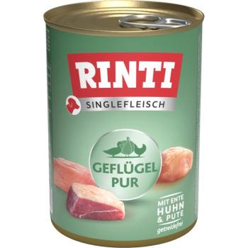 24x400g Rinti Singlefleisch nedves kutyatáp- Szárnyas pur kép