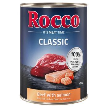 24x400g Rocco Classic nedves kutyatáp- Marha & lazac kép