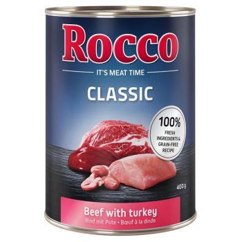 24x400g Rocco Classic nedves kutyatáp- Marha & pulyka kép