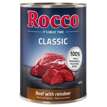 24x400g Rocco Classic nedves kutyatáp- Marha & rénszarvas kép