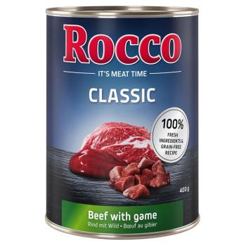 24x400g Rocco Classic nedves kutyatáp- Marha & vad kép