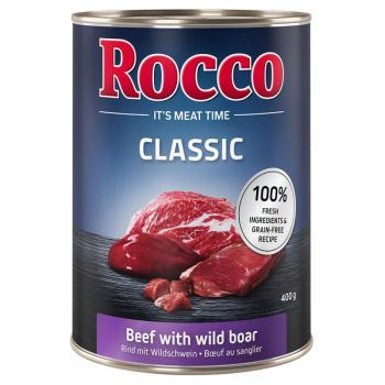 24x400g Rocco Classic nedves kutyatáp- Marha & vaddisznó kép