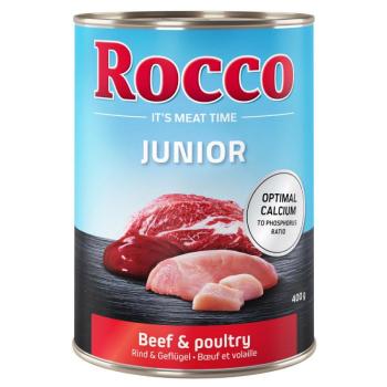 24x400g Rocco Junior marha + szárnyas nedves kutyatáp kép