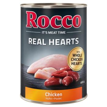 24x400g Rocco Real Hearts csirke nedves kutyatáp kép