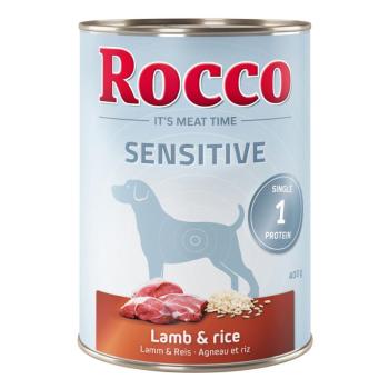 24x400g Rocco Sensitive Bárány & rizs nedves kutyatáp kép