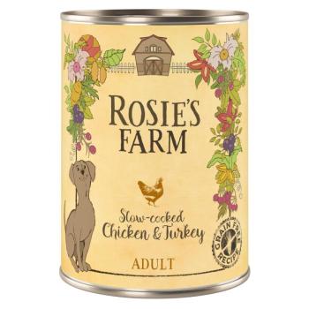 24x400g Rosie's Farm Adult nedves kutyatáp- Csirke & pulyka kép