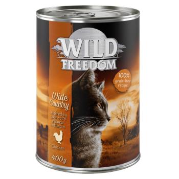 24x400g Wild Freedom Adult nedves macskatáp-csirke pur kép