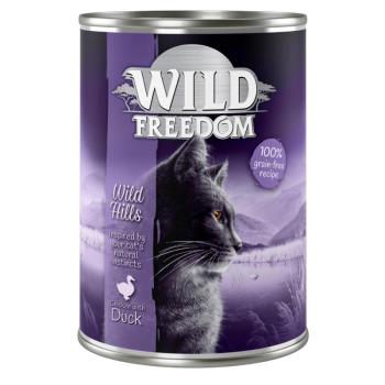 24x400g Wild Freedom Adult nedves macskatáp- Wild Hills - kacsa & csirke kép