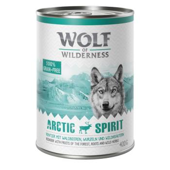 24x400g Wolf of Wilderness Adult Arctic Spirit - rénszarvas  dupla zooPontért kép