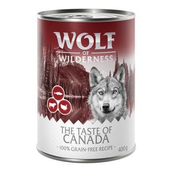 24x400g Wolf of Wilderness Taste of Canada nedves kutyatáp kép