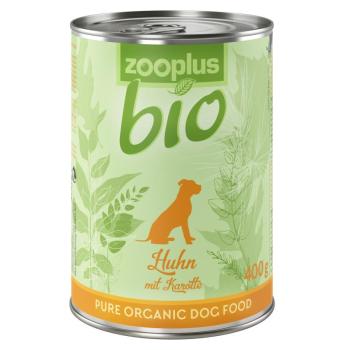 24x400g zooplus Bio csirke, bio rizs & bio sárgarépa nedves kutyatáp kép