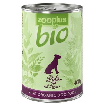 24x400g zooplus Bio pulyka & bio cukkini nedves kutyatáp kép