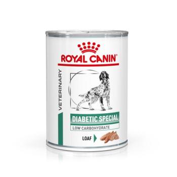 24x410g Royal Canin Veterinary Canine Diabetic Special Low Carbohydrate Mousse nedves kutyatáp kép