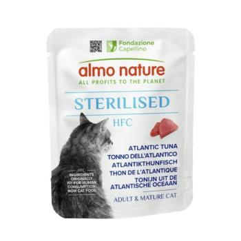24x50g Almo Nature HFC Sterilised Atlanti tonhal nedves macskatáp kép