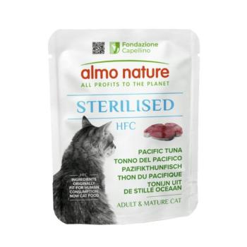 24x50g Almo Nature HFC Sterilised csendes-óceáni tonhal nedves macskatáp kép