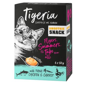 24x50g Tigeria Smoothie snack macskáknak- Tonhal, csirke & sárgarépa kép