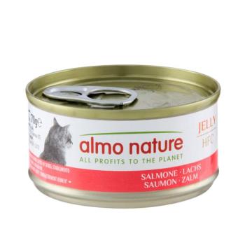 24x70g Almo Natura HFC Natural Lazac aszpikban nedves macskatáp kép