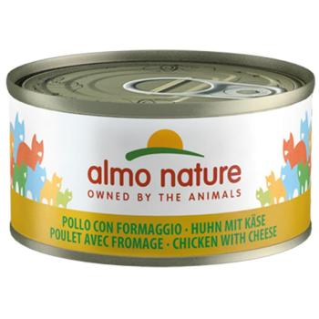 24x70g Almo Nature Csirke & sajt nedves macskatáp kép