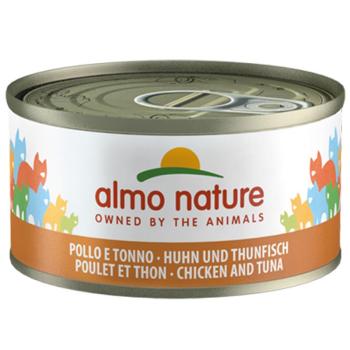 24x70g Almo Nature csirke & tonhal nedves macskatáp kép