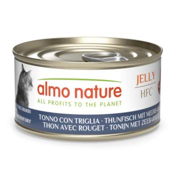 24x70g Almo Nature HFC Tonhal & tengeri márna aszpikban nedves macskatáp kép