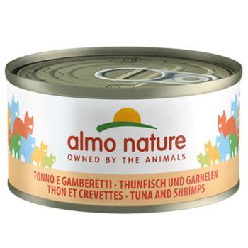 24x70g Almo Nature nedves macskatáp- Tonhal & tintahal aszpikban kép