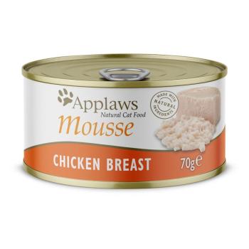 24x70g Applaws Mousse nedves macskatáp- Csirke kép